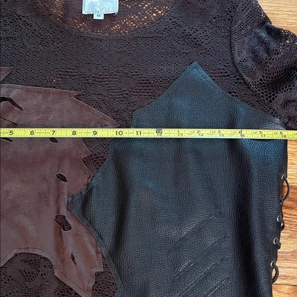 AlbertoMakaliBOHEMIANWesternEUC 2pieceFRINGE,SeudeLeatherLace.HeadTurningS:12/10 - Picture 13 of 16